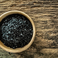 Photo of black salt