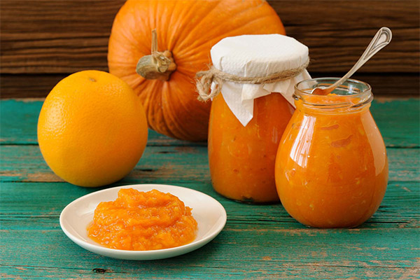 Rules of storage of pumpkin jam