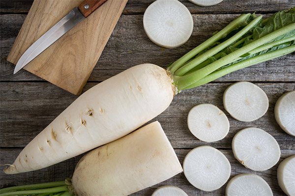 Bruk av daikon for kvinner