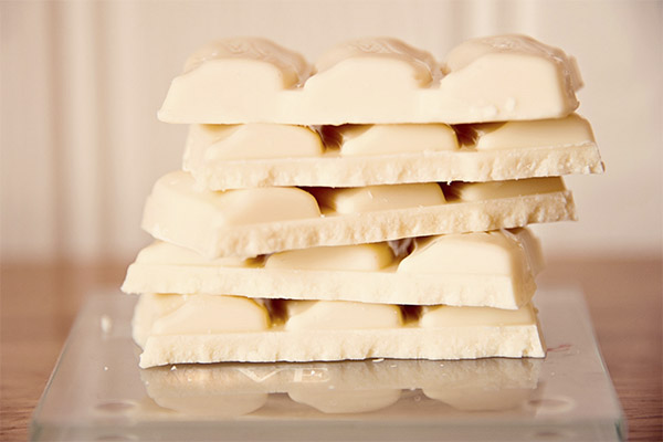 Hva er nyttig hvit sjokolade