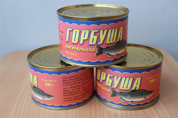 Er hermetisert rosa laks sunn?